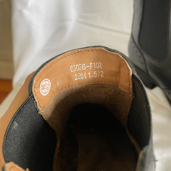 U-Lite Faux fur lined wing tip Chelsea boots size 5 - Picture 4 of 4